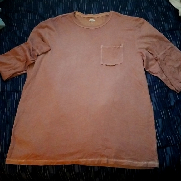 Big and Tall Salmon Color Long Sleeve - Picture 1 of 2